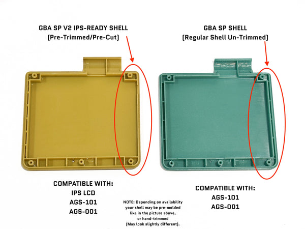 Game Boy Advance SP IPS Full Mod Kit