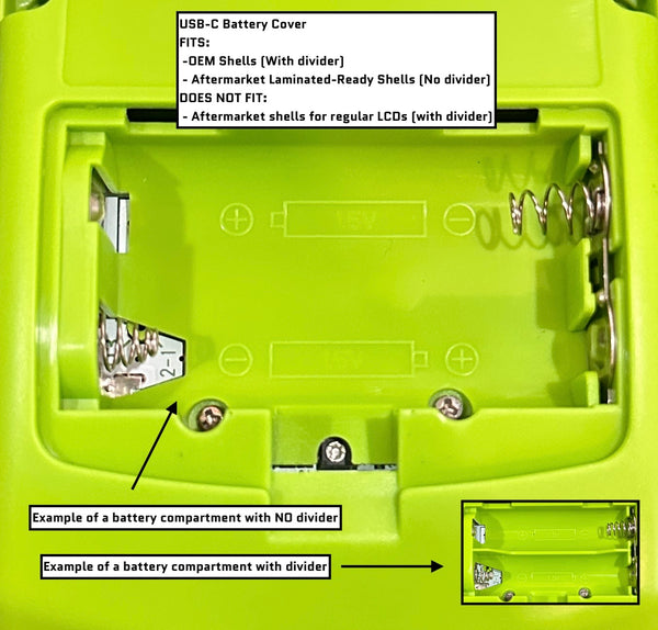Game Boy Color USB-C Rechargeable Battery