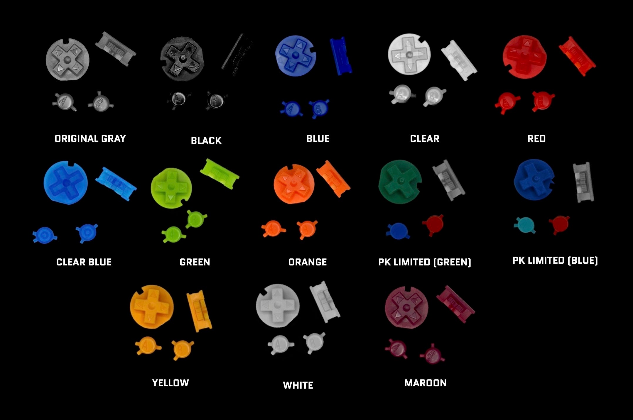 Game Boy Color Laminated-Ready Shell Kit