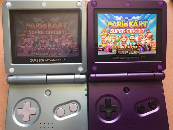Difference between GBA SP AGS 001 & AGS 101
