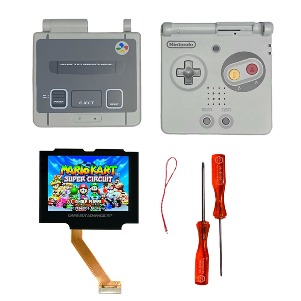 Game Boy Advance SP V5 IPS Full Mod Kit
