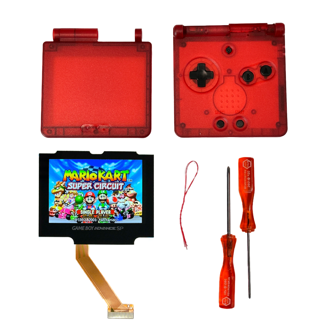 Game Boy Advance SP V5 IPS Full Mod Kit