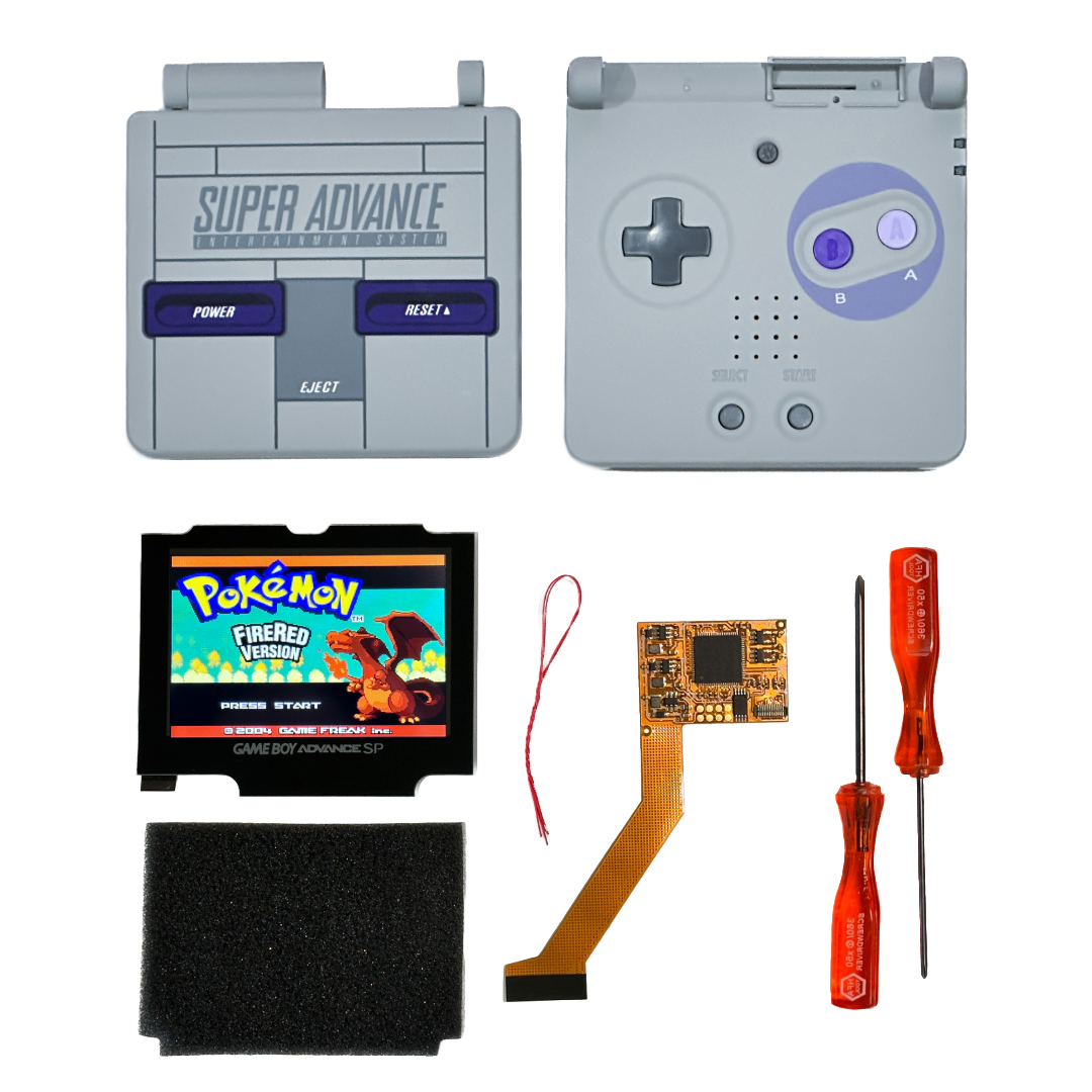 Game Boy Advance SP IPS Full Mod Kit
