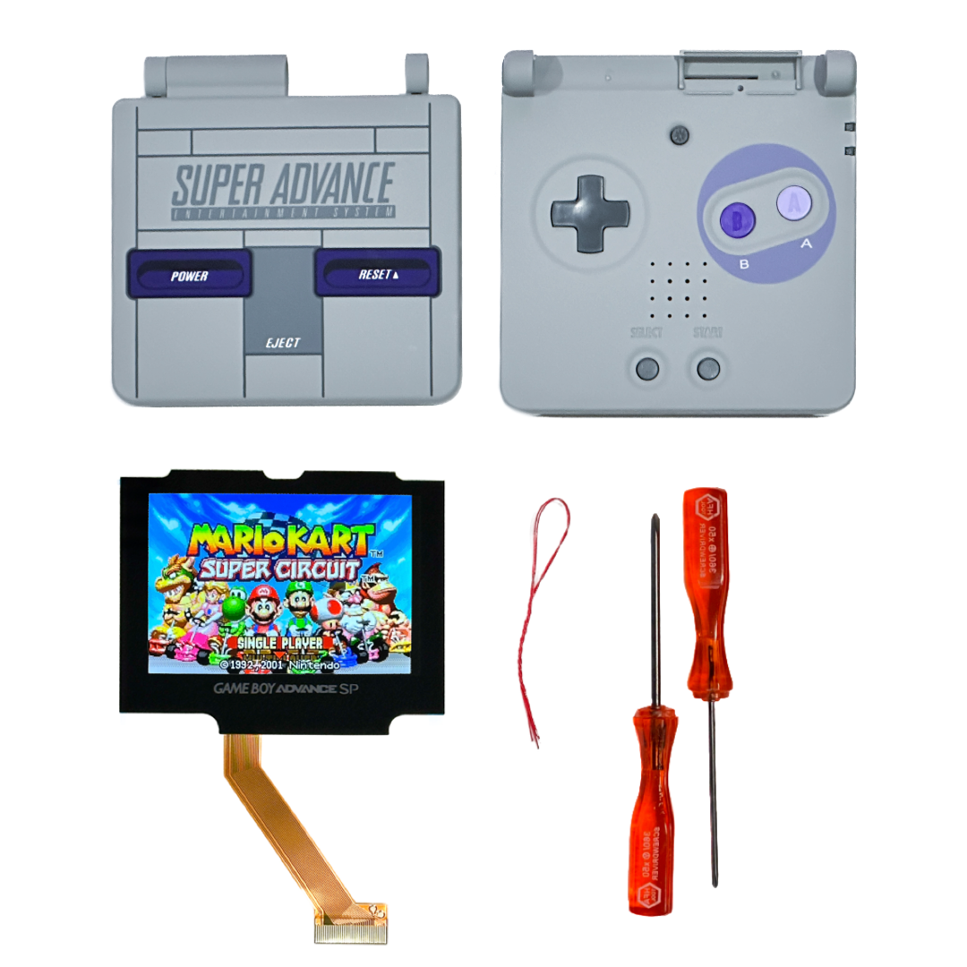 Game Boy Advance SP V5 IPS Full Mod Kit
