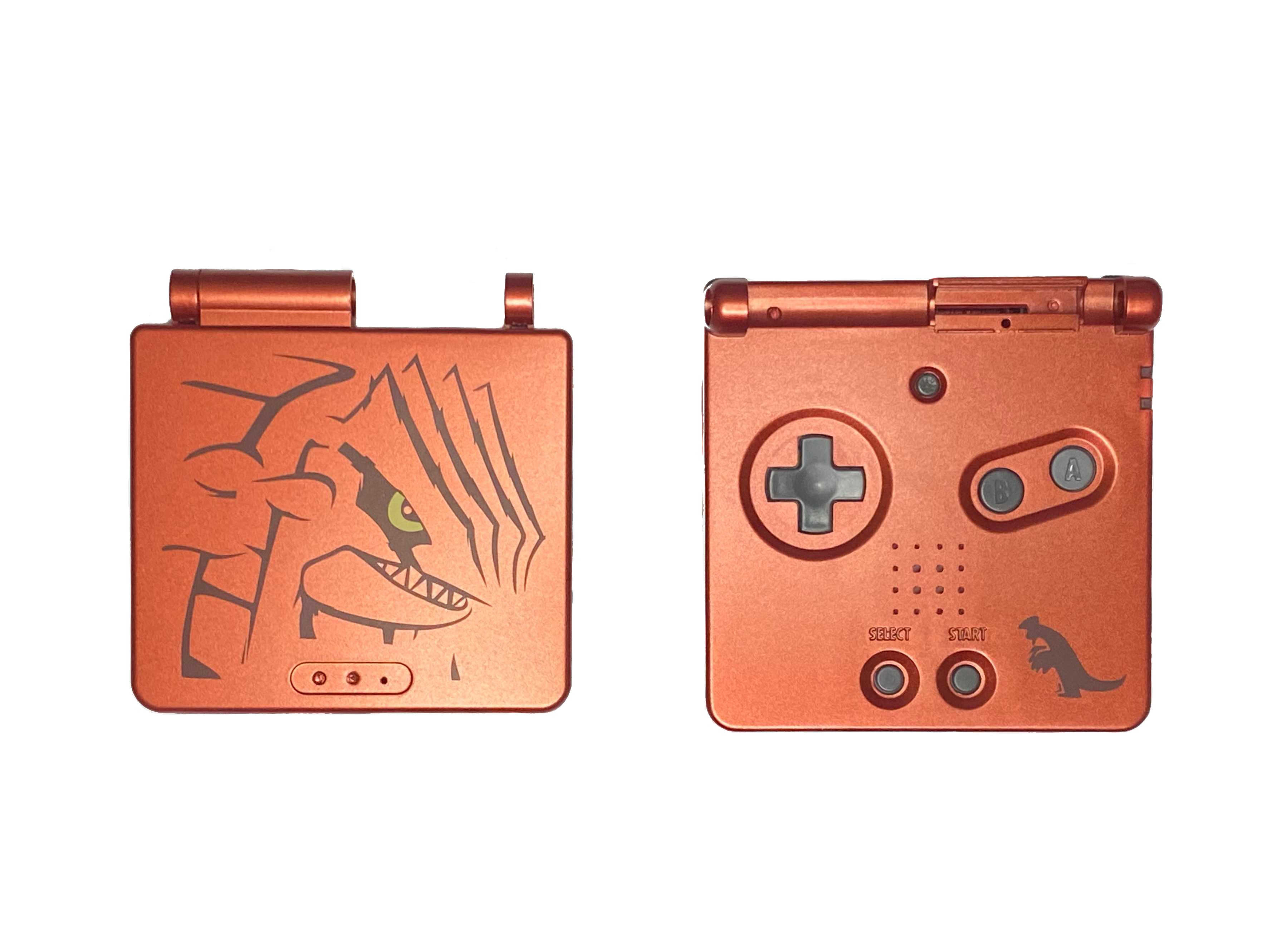 Game Boy Advance SP IPS Mod Console