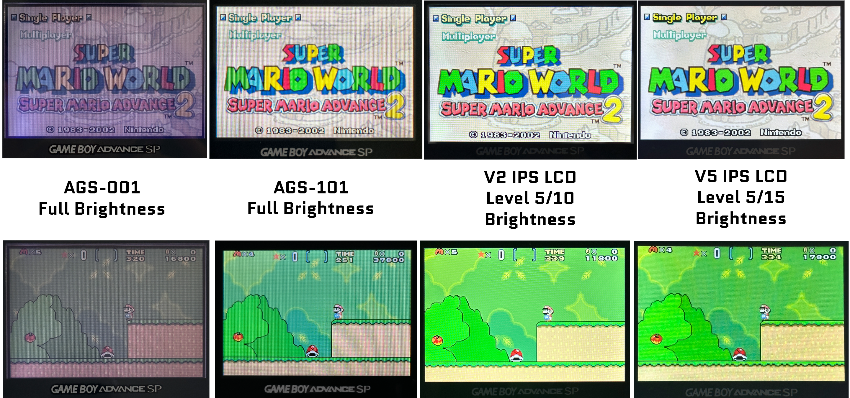 Game Boy Advance SP V5 IPS Mod UV Premium Console