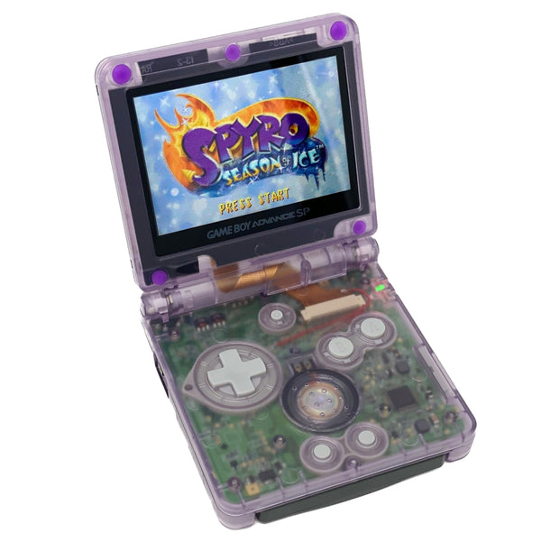 Game Boy Advance SP IPS Mod Console