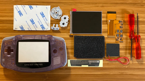 Game Boy Advance IPS Full Mod Kit